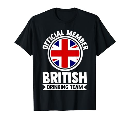 miembro oficial británico equipo de beber Gran Bretaña Camiseta