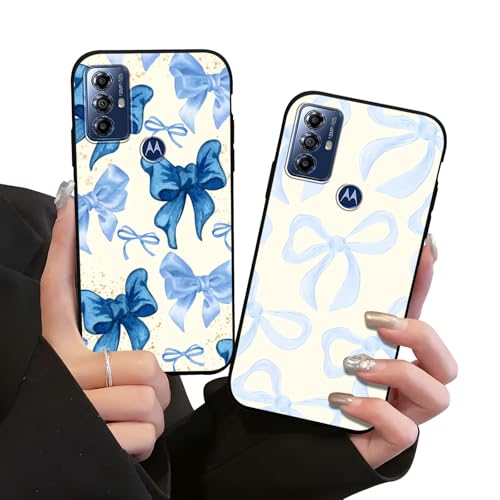 Zrutru 2 Pack Aesthetic Stylish Preppy Bow Phone Case for Motorola Moto G Play 2023 6.5",Cartoon Pretty Fashion Girly Passion Bow Pattern Cases for Girls Women,Soft Silicone TPU Protective Cover by Zrutru - Used condition - US$9.19