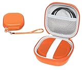 Bright Orange Protective Case for Bose SoundLink Micro Bluetooth Speaker, Best Color and Shape Matching, Featured Secure and Easy Pulling Out Strap Design, Mesh Pocket for Cable and accessorie