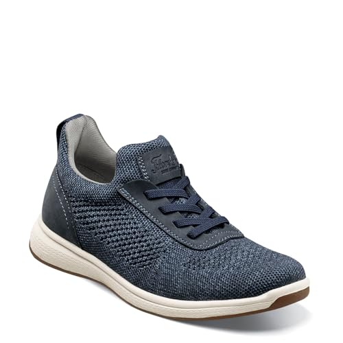 Florsheim Boy's Satellite Knit Elastic Lace Slip-On Jr. (Toddler/Little Kid/Big Kid) Navy 2.5 Little Kid M by Florsheim - Used condition - US$7.09