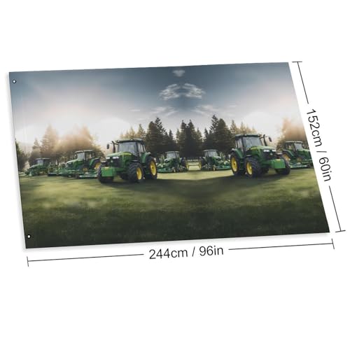 Bandera de tractor personalizada para decorar jardines y eventos al aire libre 3