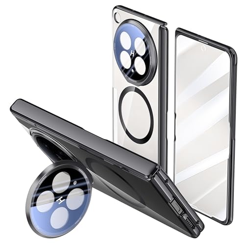 Coque Oppo Find N6 antichoc noire avec protège-écran et support