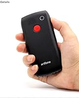 artfone C1 Handy für ältere Menschen, große Knöpfe, große Lautstärke, SOS-Funktion, Schwarz – Ansicht 7