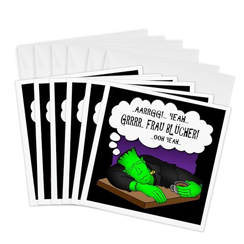 Cartes de vœux femme de Francenstein Dream 3dRose pour sublimer vos courriers d'Halloween