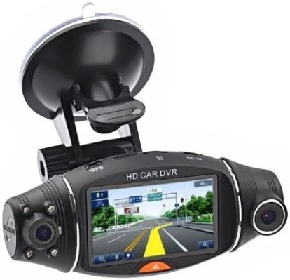 Car Dvr 1080P 2.7" LCD Screen Rotating Dual Len Vehicle DVR Road Dash Cam Video Camera Recorder Traffic Dashboard Recorder
