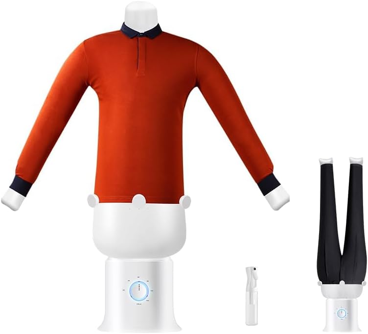 Portable Automatic Garment Dryer & Ironing Machine, Hands-Free Cl...