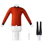 Automatic Ironing Machine, Hands-Free Shirt & Pants Wrinkle Remover, Portable Hot Air Garment Steamer Dryer, Gentle Fabric Care, No Ironing Board Needed for Home, Apartments & Travel (White)