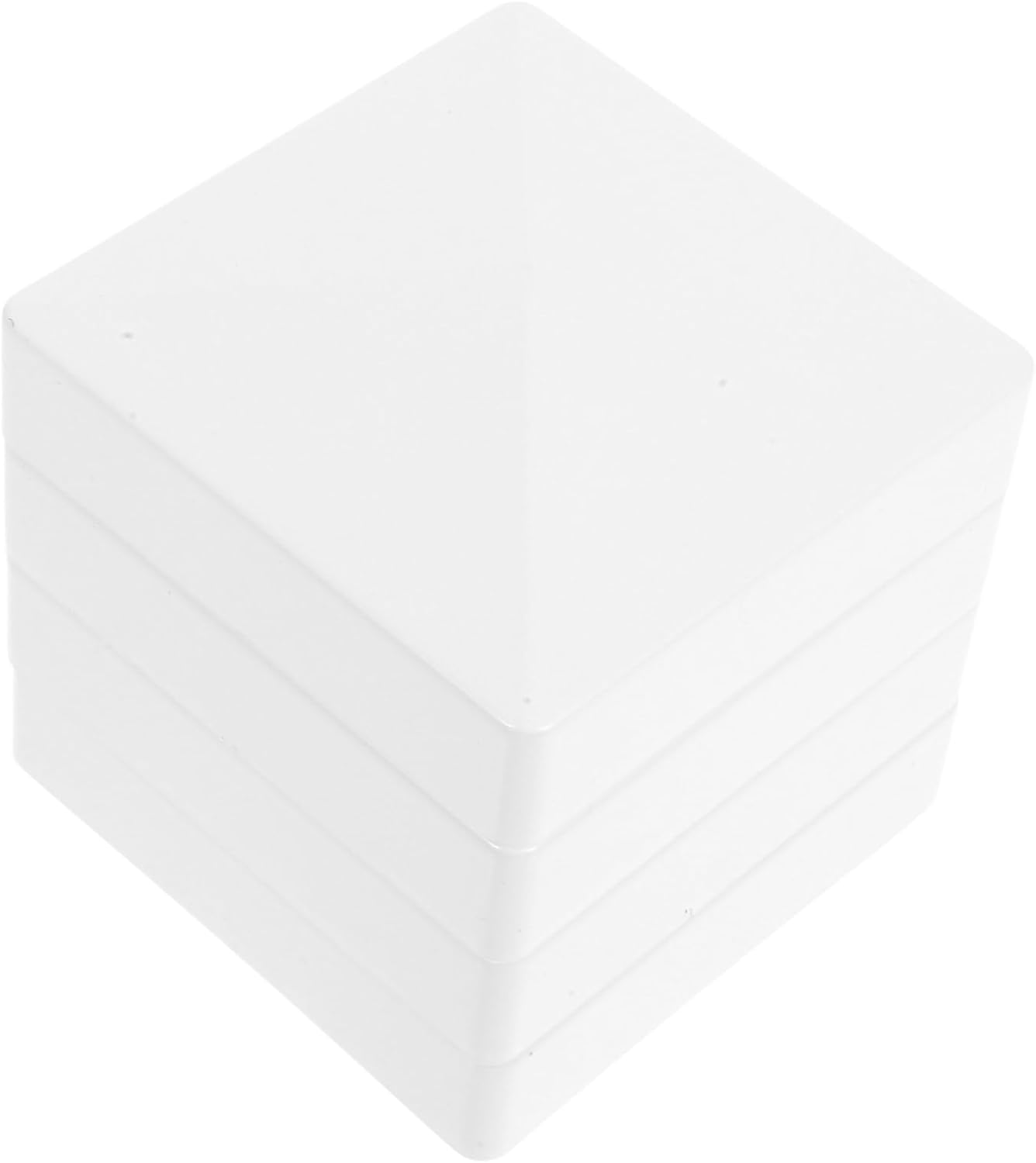 DOITOOL 16pcs Fence Post Caps Decorative Solar Post Tops for Decks Railings and Mailboxes Crack-Resistant Resistant Covers for -Term Use Easy Installation Clean Appearance