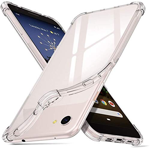 Helix Rubber Soft Bumper Transparent Silicon Shockproof Slim Back Cover Case for Google Pixel 3a 5.6" (B091D5WJP8) Amazon Price History, Amazon Price Tracker