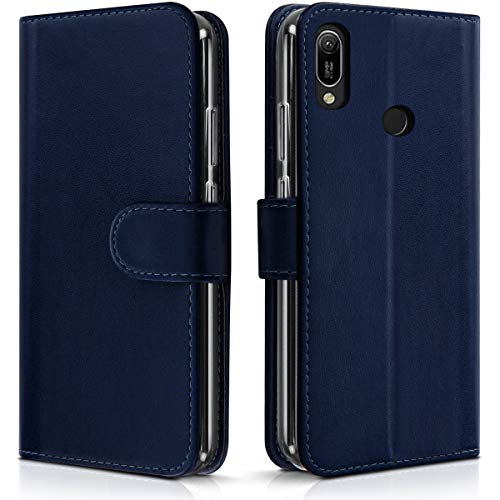 Étui de Protection Portefeuille Huawei Y6 2019 Simili cuir Semi rigide - vue 2