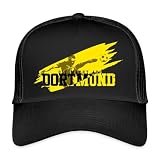Spreadshirt Die Macht Aus Dortmund Schwarz-Gelb Fußball Fan Trucker Cap