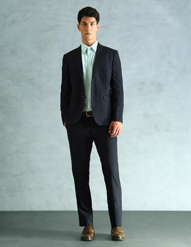 Image of Arrow Tailored Fit 2 piece Suit for Men - Single Breasted Blazer with Trouser, Coat Pant for Men