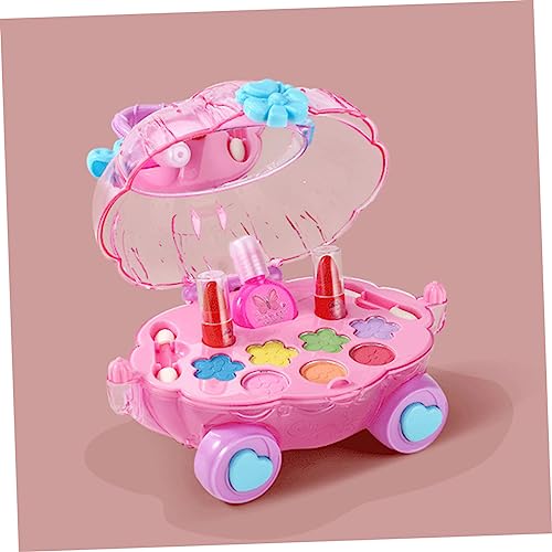Toyvian 1 Conjunto De Brinquedos Cosméticos Infantis Para Crianças Conjunto De Maquiagem Para Menina