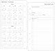 newestor 2026 Wochenplaner Einlage Personal A6, 1 Woche auf 2 Seiten mit Tabs, 9,5x17,1cm