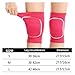 FDJZKFDU Knee Pads Sports Compression Knee Pads Elastic Knee Protector Thickened Sponge Support For Dancing Roller Volleyball Training Knees Brace(Blue,S 25-45kg)