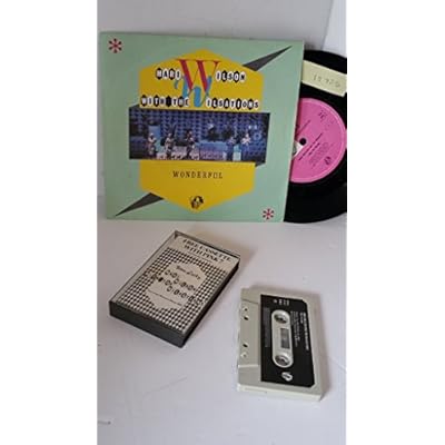 MARI WILSON WITH THE WILSATIONS wonderful, 7 inch single, free casette, PINK 7