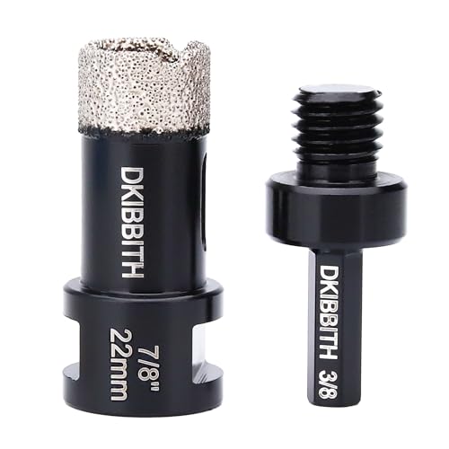 DKIBBITH 7/8 inch dry diamond core drill bit