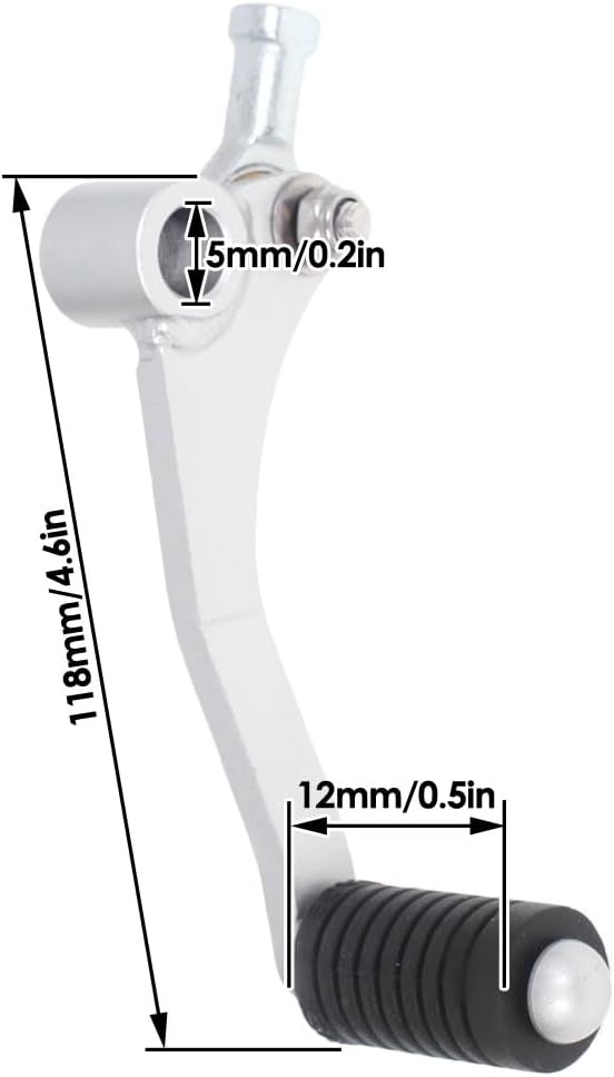 13242-0088 Motorcycle Foot Gear Shifter Lever, Motorcycle Gear Shifter Lever, 2008-2018 Compatible with Kawasaki EX 250R NINJA