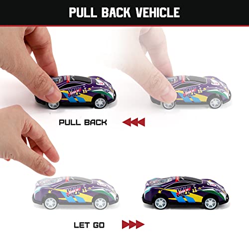 Aomola Pull Back Car Toys For Toddlers Kids 3, 40 Pack Colorful Mini Diecast Race Cars With Play Mat (Storage Bag), Birthday Gift For Boys And Girl 3 4 5 6 7 8 Years Old #TOP4