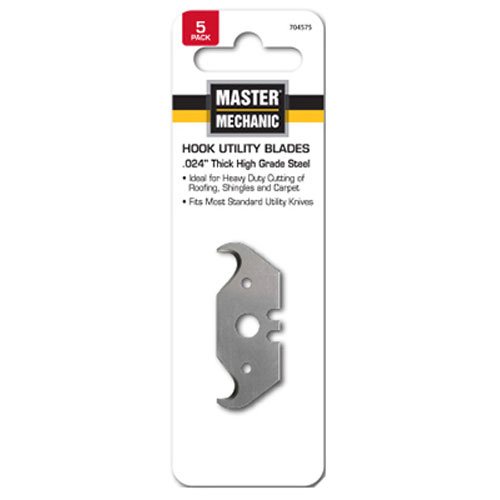IDL TOOL INTERNATIONAL 704575 Hook Utility Blade, 5-Pack
