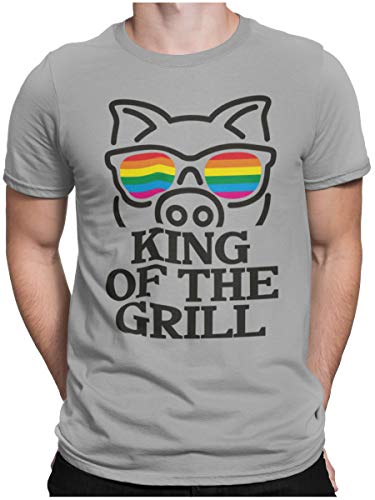 Maglietta Barbecue Grill T-Shirt Grigliata Idea Regalo Maglia Uomo Divertente Manica Corta con Scritte King of The Grill Maglietta Barbecue Grill T-Shirt Grigliata Idea Regalo Maglia Uomo Divertente Manica Corta con Scritte King of The Grill