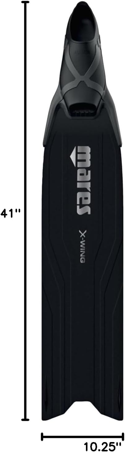 MARES X-Wing Pro Freediving Fins | Medium-Hard Swim Flippers for Freediving & Spearfishing
