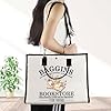 MYSOMY Baggins Bookstore Tote Bag Lord Rings Inspired Gifts The Shire Gifts (Baggins Bookstore TG1) #5