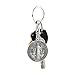 St Benedict Medals With St Christopher Keychain,Saint Benedict With St Christopher Medal For Car,Catholic Religious Keychain,Medalla De San Benito Adornos Llaveros Para Carros De Mujer Hombre