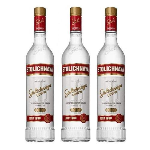 Vodka Stolichnaya 750ml 03 Unidades