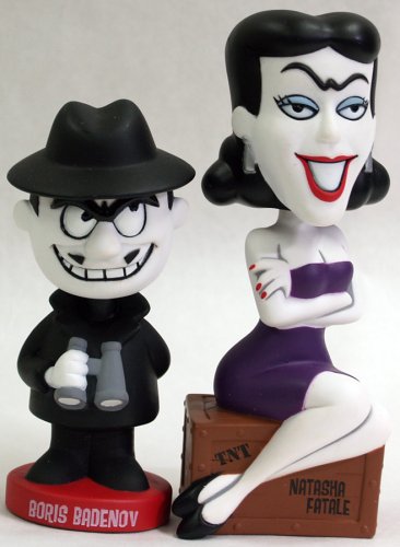 Amazon.com: Funko Boris & Natasha Bobblehead Set : Toys & Games