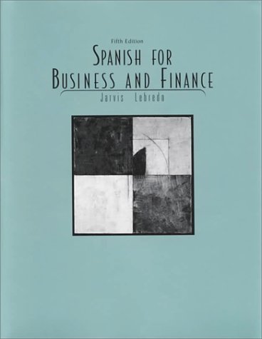 Spanish for Business and Finance 0669354635 Book Cover