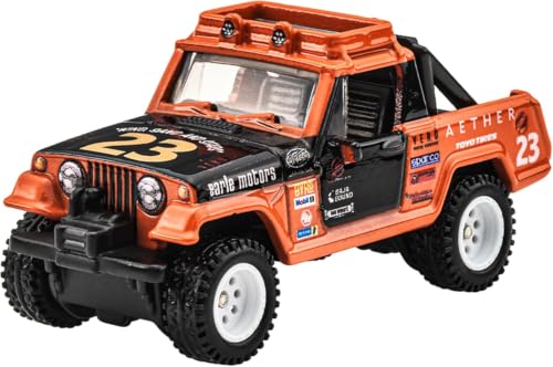 Image of Hot Wheels 1967 Jeepster Commando Boulevard Vehicle, 1 Premium 1:64 Scale Sports Car, Full Metal Body Construction & Real Riders Tires, Toy for Collectors & Car Enthusiasts