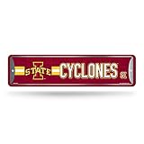 Rico Industries NCAA Iowa State Cyclones Metal Street Sign