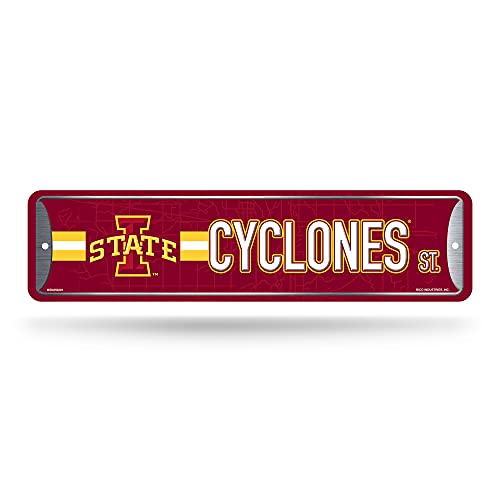 Rico Industries NCAA Iowa State Cyclones Metal Street Sign