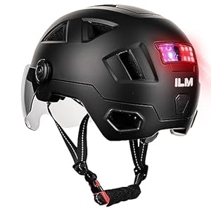 ILM Smart Adult Bike Helmet with Automatic G-Sensor Turn