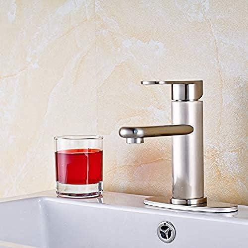 Robinet de cuisine en nickel brossé avec valve céramique durable - 4