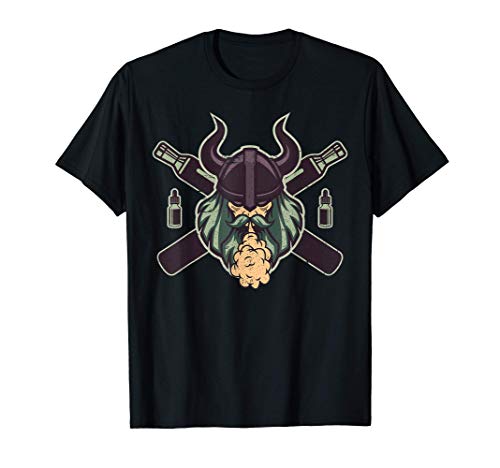 Vape T-Shirt Vaping Viking Warrior | E-Cigarette Liquid T-Shirt