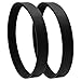 135J6 Planer Drive Belt for Ryobi AP10, AP-12, Delta 22-540, 22-546 TP300, Ridgid, Craftsman planers Wen 6550 (Pack of 2)