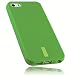Produktbild mumbi Hülle kompatibel mit iPhone SE / 5 / 5S Handy Case Handyhülle, grün mit grünem Streifen