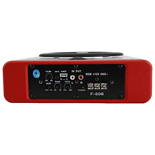 8“ Car Under-Seat Subwoofer Power Amplifier Bass Speaker