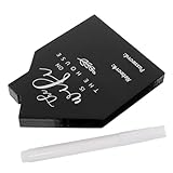 Baluue Holz Wifi Passwort Schild Freistehend mit Tafel und Löschbarem Stift Modernes Deko schreibtischschild für Zuhause Büro Gastzimmer und Restaurant Langlebiges Pflegeleichtes Design