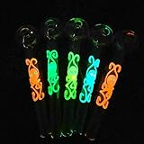 XGOGOP 5PCS Glass Oil Heat Resistant Burner Rod 5 inch
