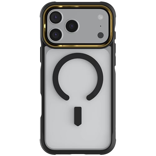 Ghostek Covert Designed for iPhone 17 Pro Max Clear Case - Compatible with MagSafe Accessories, Shockproof Silicone, Minimalist Phone Cover (6.9 Inch, Black) by Ghostek - Used condition - US$22.14