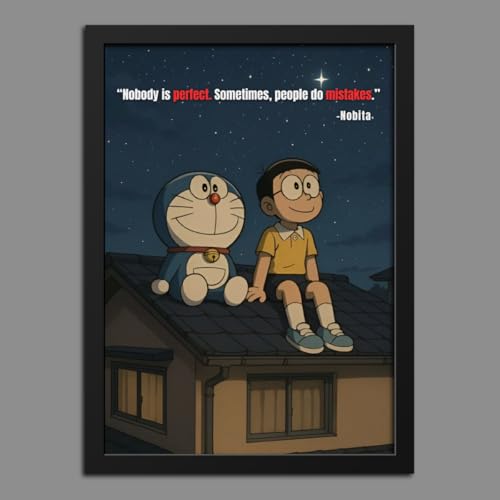 Generic GOAT VILLA Doraemon Nobita Poster 12x9 Inch - Image 2
