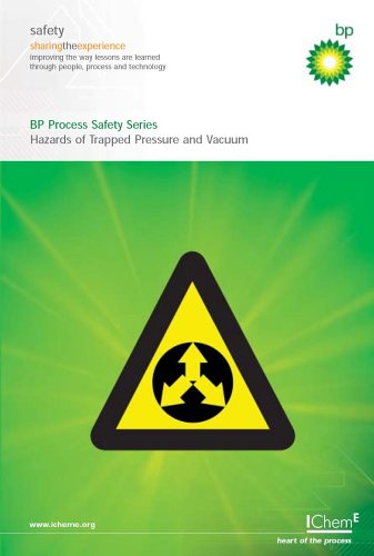 Hazards of Trapped Pressure and Vacuum (Bp Process Safety) -
