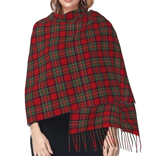 Scottish Clan Guthrie Tartan Plaid Imitation Cashmere Tassel Scarf Winter Scarf Autumn Softest Classic Warm4