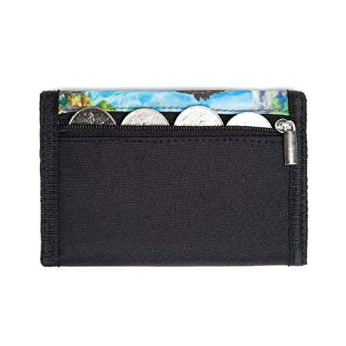 Haisheng Kids Wallet For Boys Girls Ages 4-16 Trifold, Toddler Wallet For Boys With Zippered Coin Pocket And 8 Card Holders #TOP3