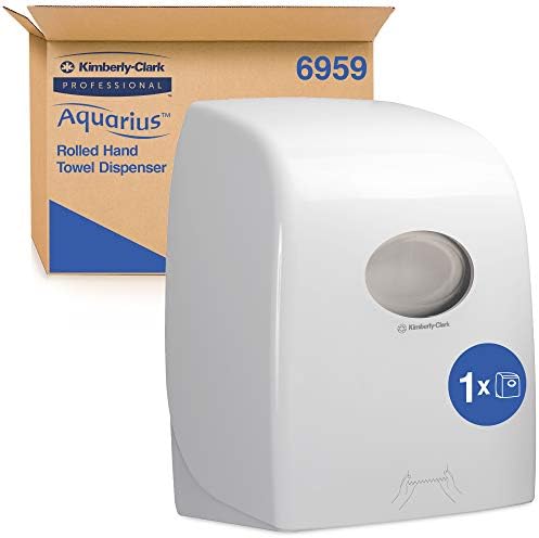 Aquarius Rolled Hand Towel Dispenser 6959 - Wall Mounted Paper Towel Dispenser - 1 x Commercial Paper Towel Dispenser