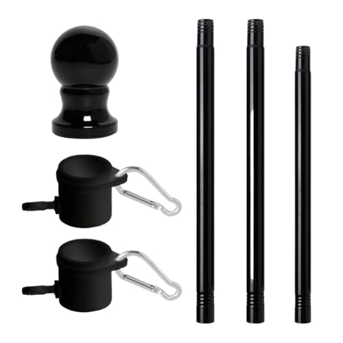YNPQTDS Mástil de bandera para camión, mástil de bandera de acero inoxidable | de bandera para camión multiusos | Kit de de bandera de acero inoxidable para hogares, negocios, jardines,