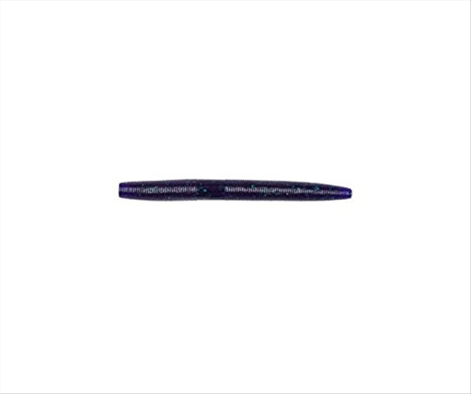 Yamamoto BAITS 5" SENKO / 10 Pack/Black W/Large Blue Flake/Clear Blue Tail — view 74